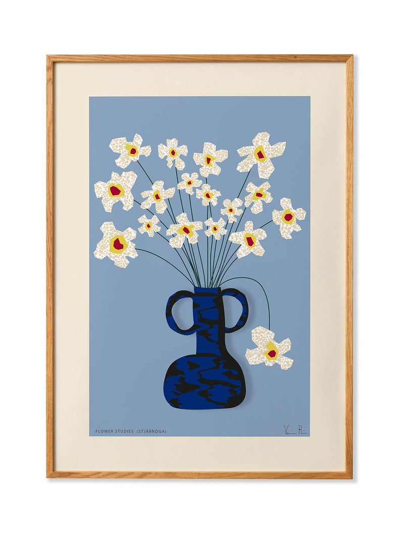 Paper Collective Stjärnöga flower studies wall art, UK version