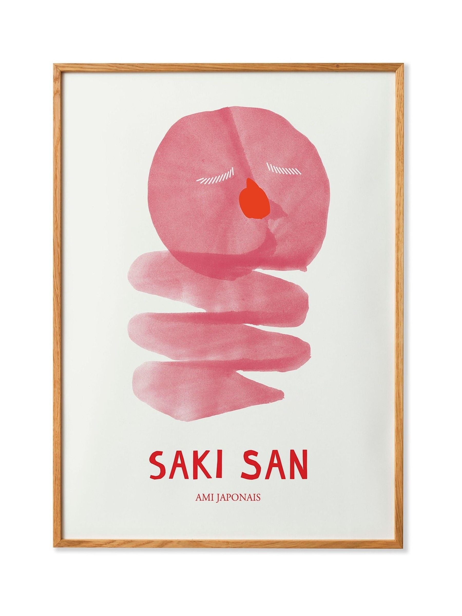 Paper Collective wall art Saki San (British brand)
