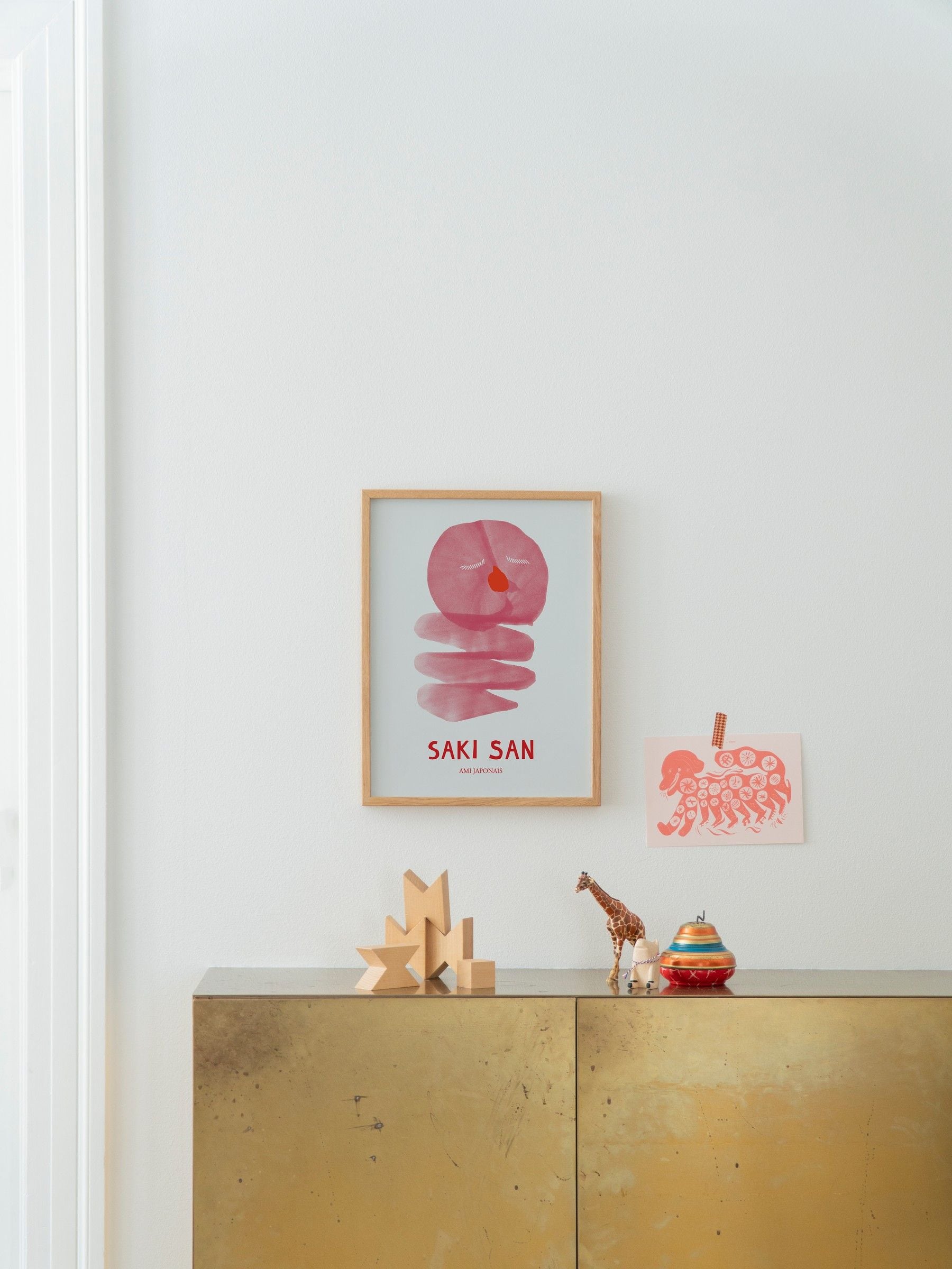 Paper Collective wall art Saki San (British brand)