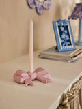 Cath Kidston pink bow taper candle holder - British product