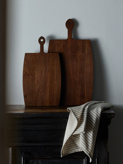 Next The Set 2 Pack Brown Wooden Serving Boards- Buy online at McGrocer