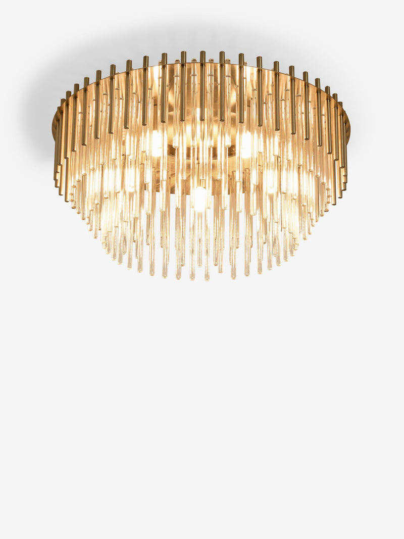 Next Arundel Brass Glass Ceiling Light 45cm - British product