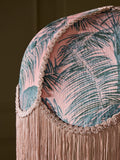 Pink Florence Flamingo fringed table lamp (British brand)