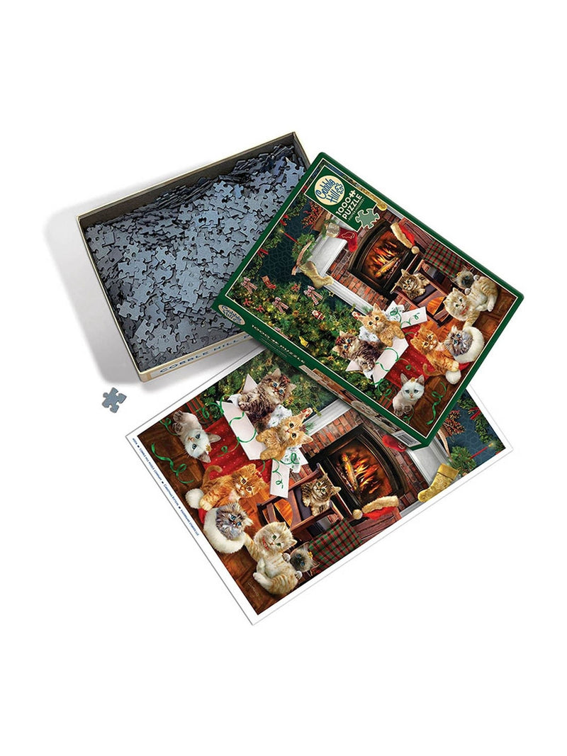 Cheatwell Christmas Kittens puzzle 1000-piece, imported from the UK