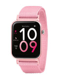 Tikkers Pink Smart Series 13 Riptape Strap Smart Watch