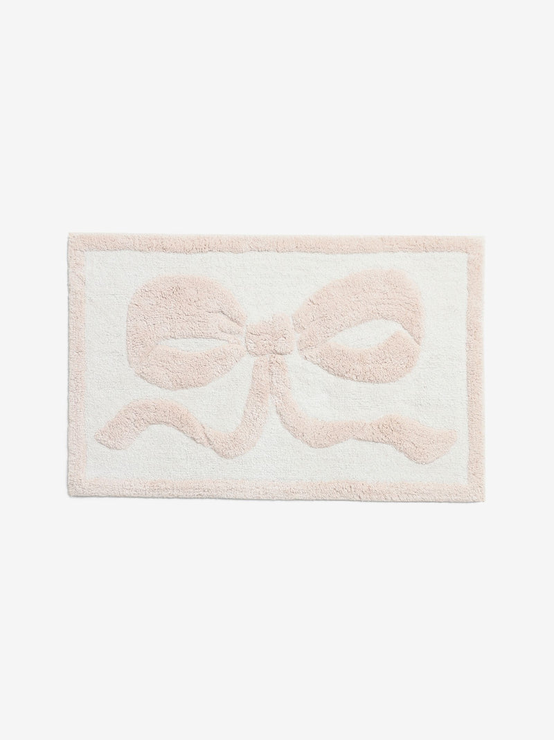 Natural bow bath mat 50x80cm (British brand)