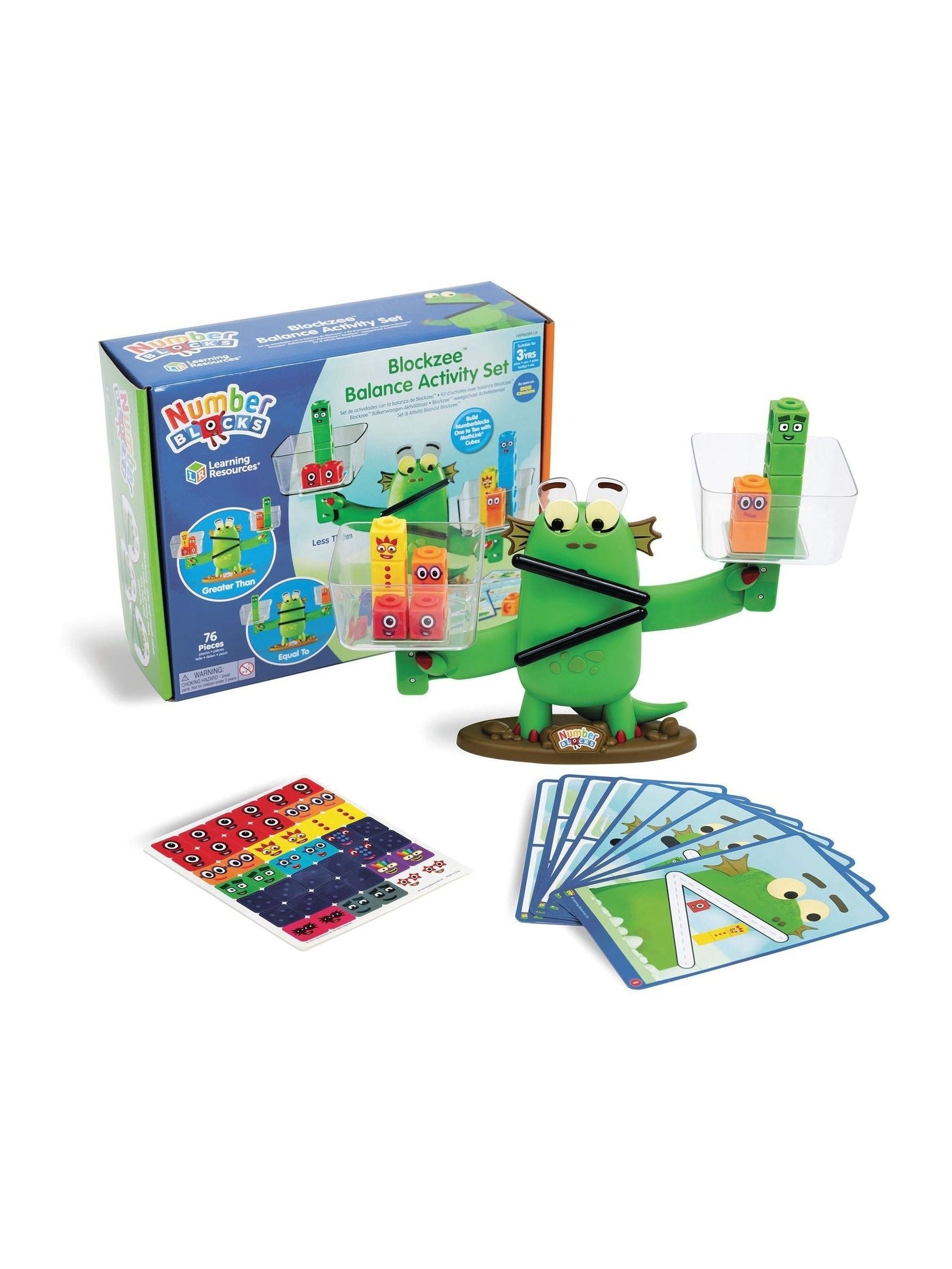 Learning Resources Numberblocks Blockzee Balance activity set, imported from the UK