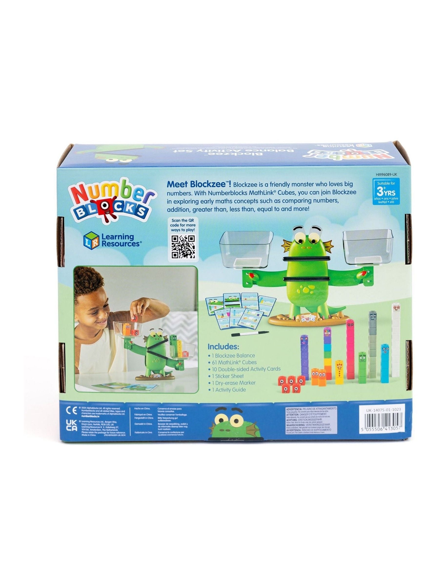 Learning Resources Numberblocks Blockzee Balance activity set, imported from the UK