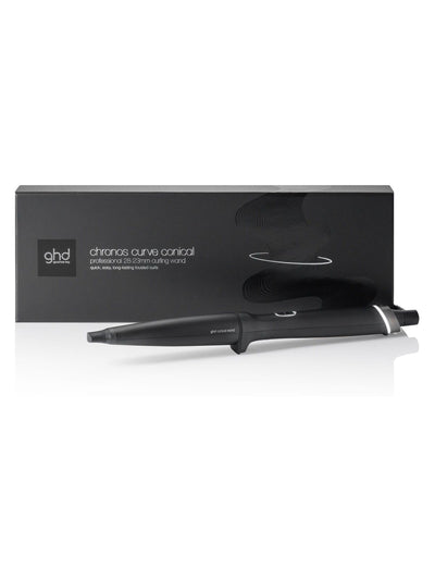 Next ghd Chronos Curve Conical Wand 28-23mm Black Hair Curler- Buy online at McGrocer