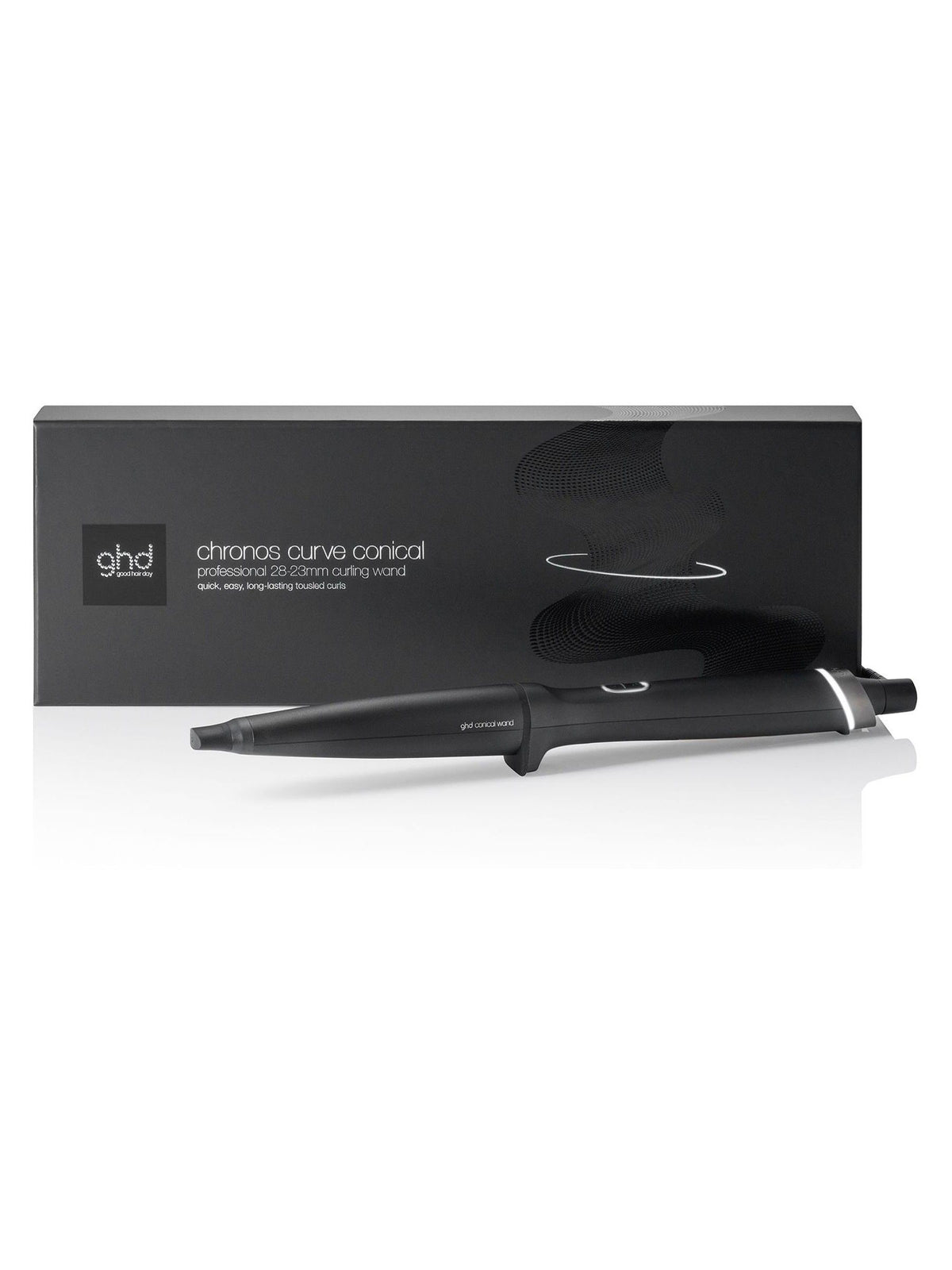 ghd Chronos Curve Conical Wand 28-23mm black - British product