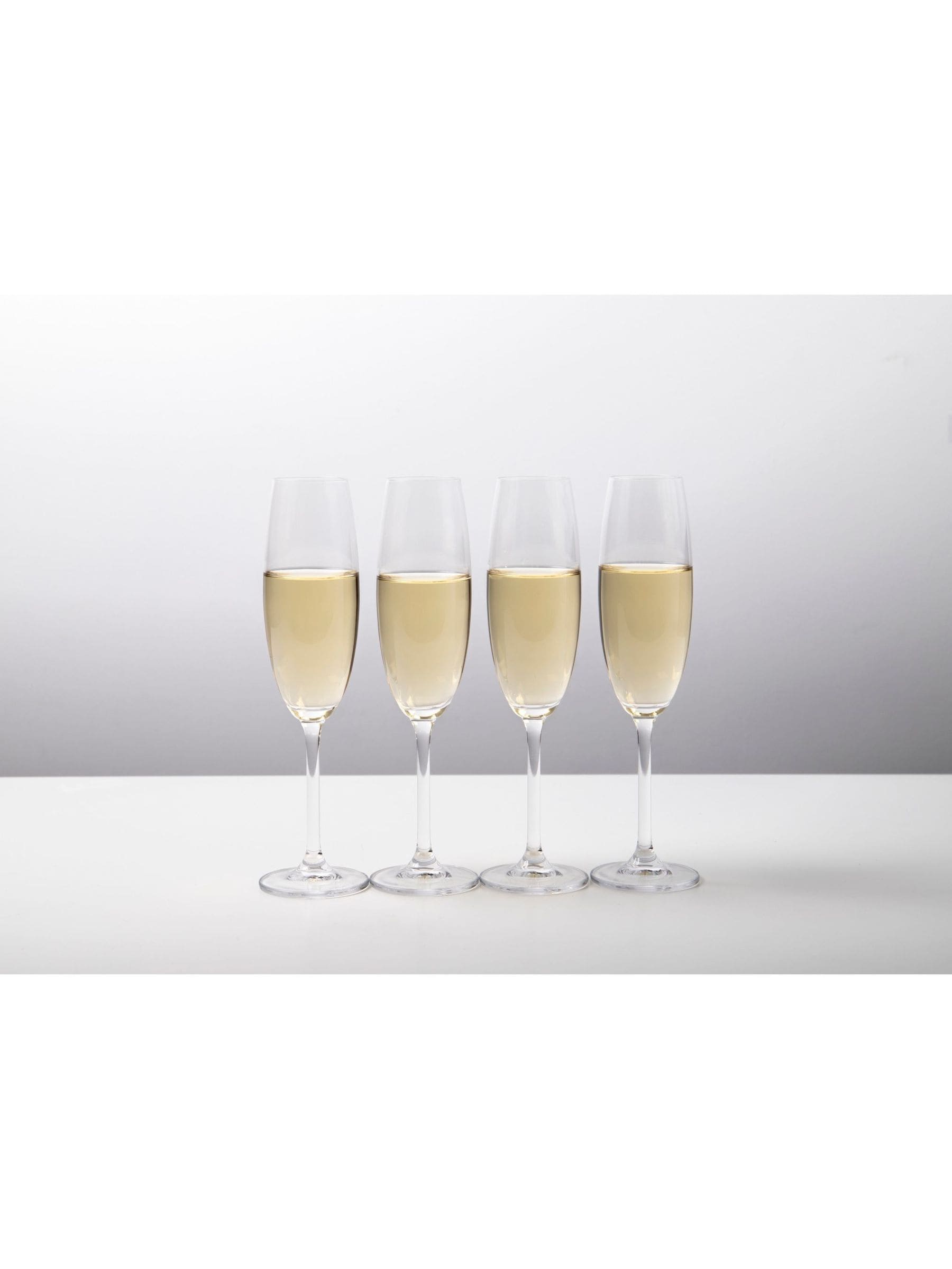Mikasa Julie crystal flute glasses set of 4 - British product