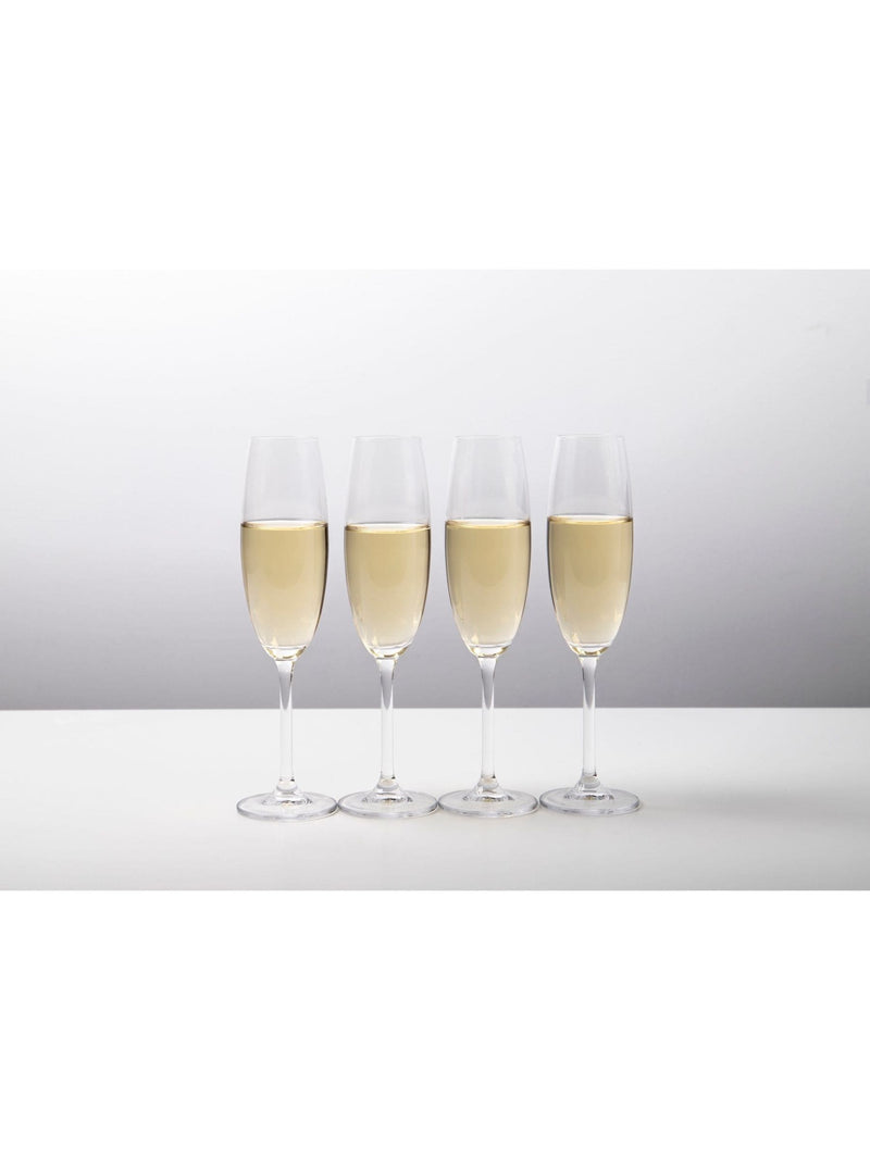 Mikasa Julie crystal flute glasses set of 4 - British product