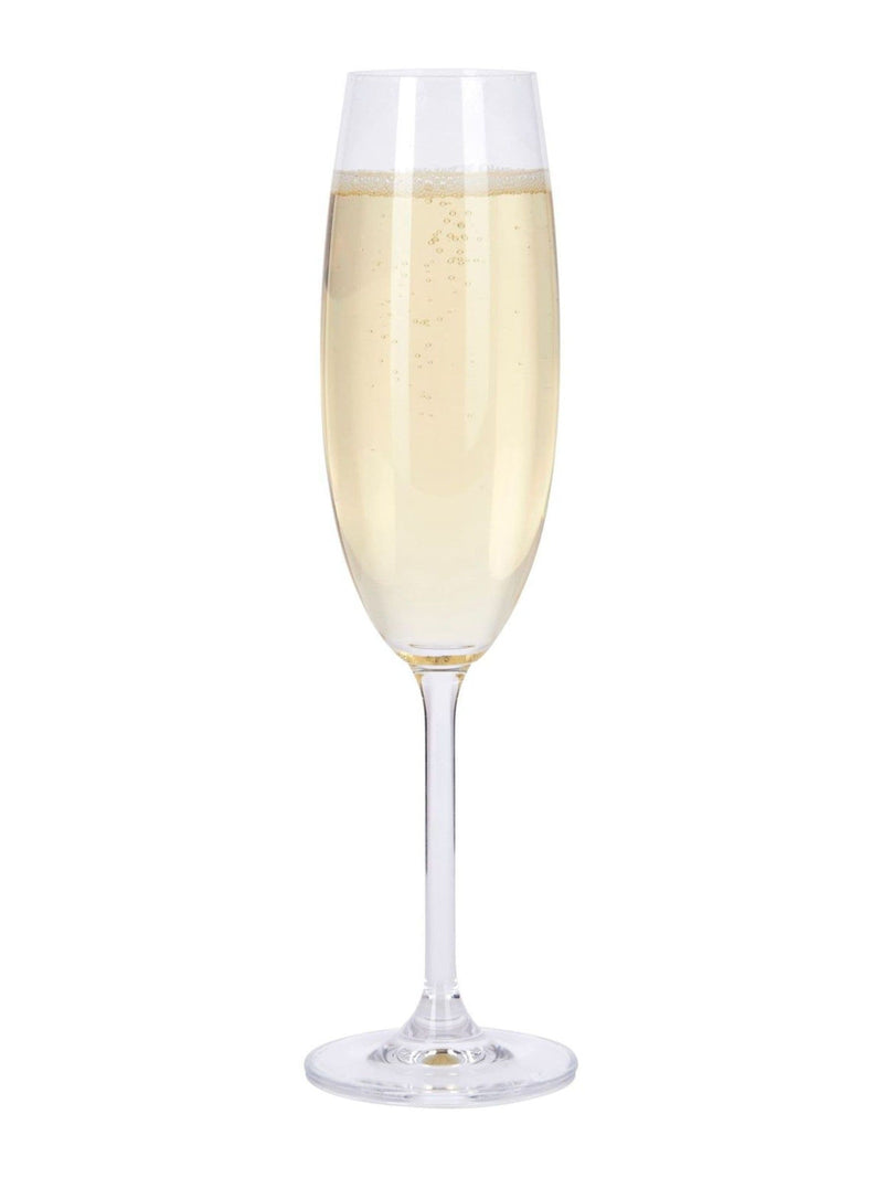 Mikasa Julie crystal flute glasses set of 4 - British product
