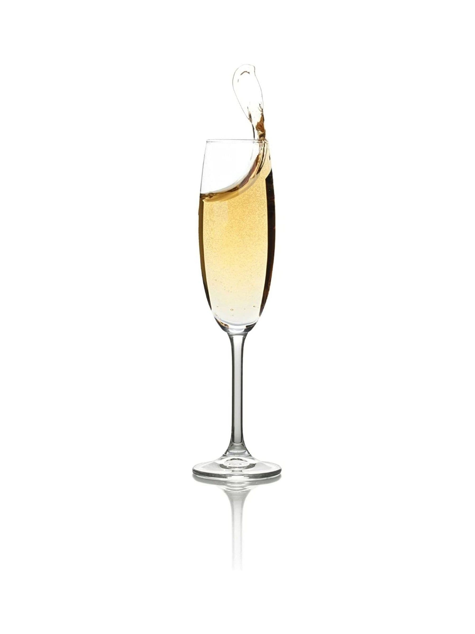 Mikasa Julie crystal flute glasses set of 4 - British product