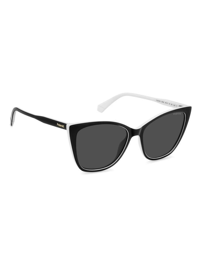 Polaroid black rectangular sunglasses, imported from the UK