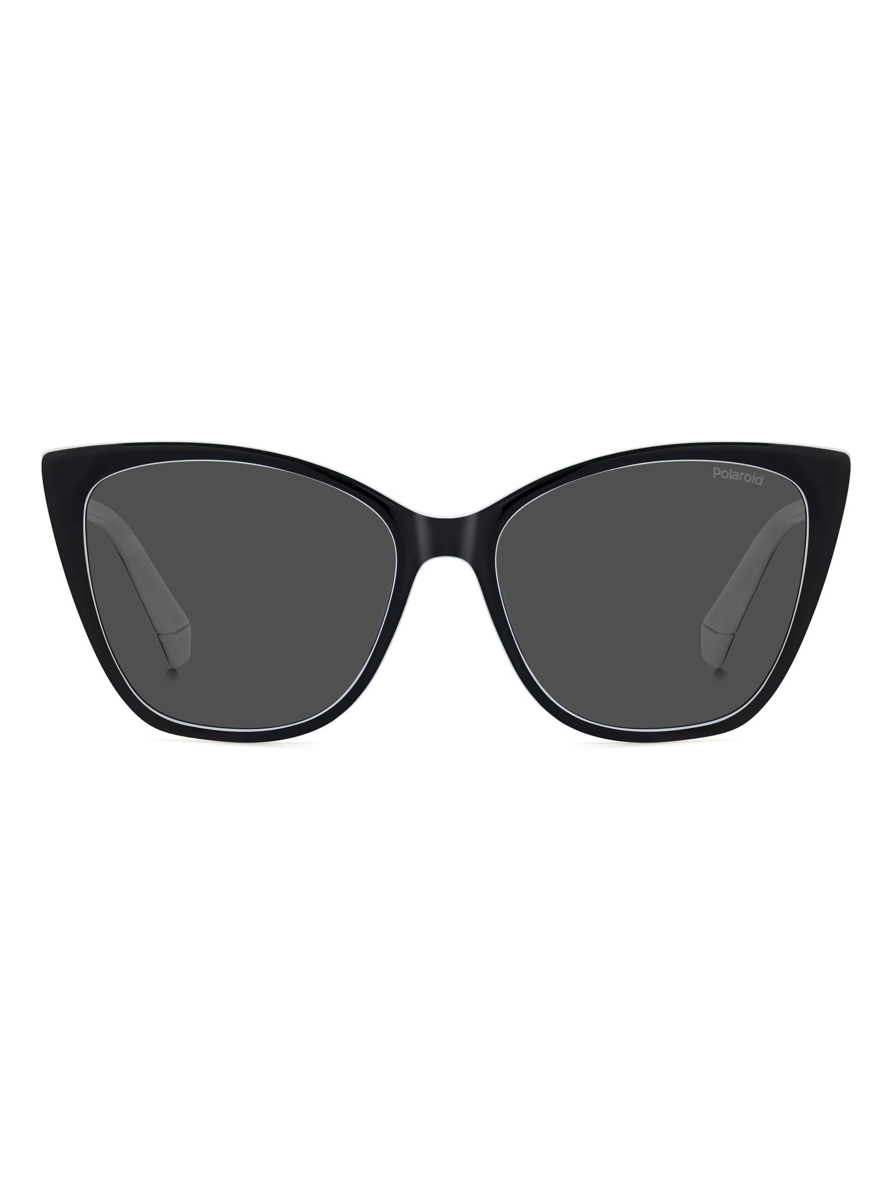 Polaroid black rectangular sunglasses, imported from the UK