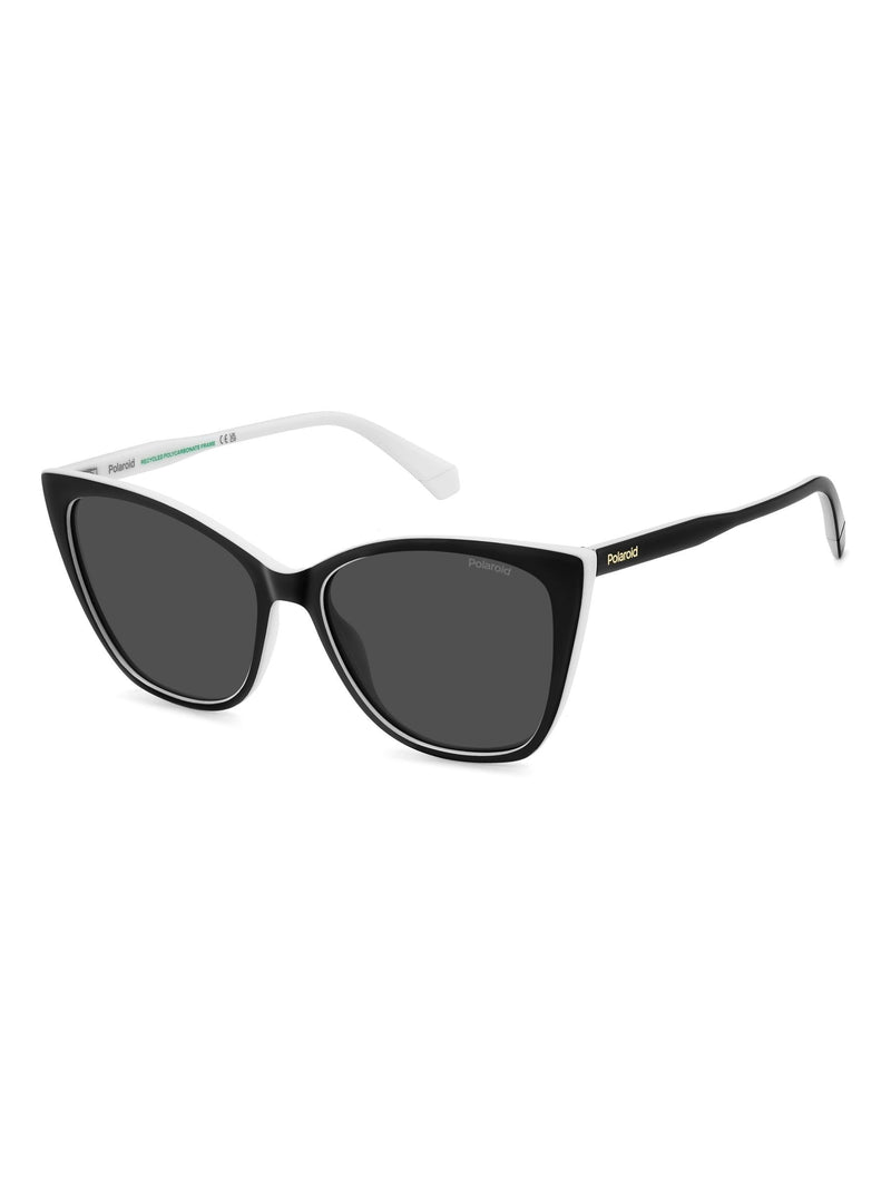 Polaroid black rectangular sunglasses, imported from the UK