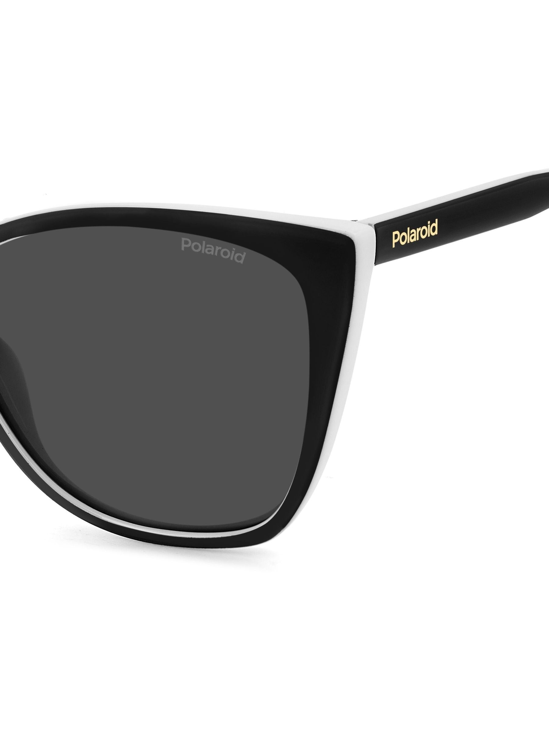 Polaroid black rectangular sunglasses, imported from the UK