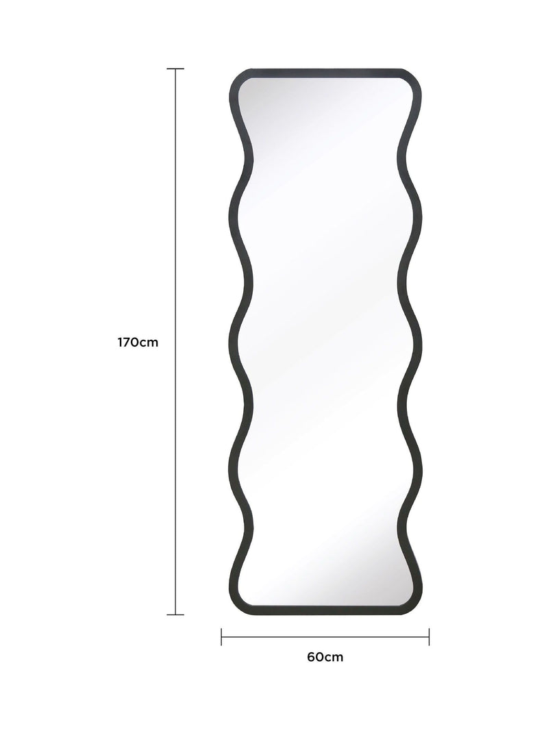 Charles Bentley Amsterdam wavy tall mirror, UK version
