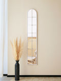 Charles Bentley white San Marino arch mirror tall style, UK version