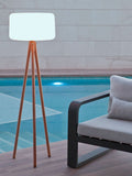 New Garden White Chloe outdoor floor lamp 140cm, UK version