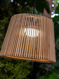 New Garden Brown Okinawa hanging cordless pendant lamp 28cm x 39cm, imported from the UK