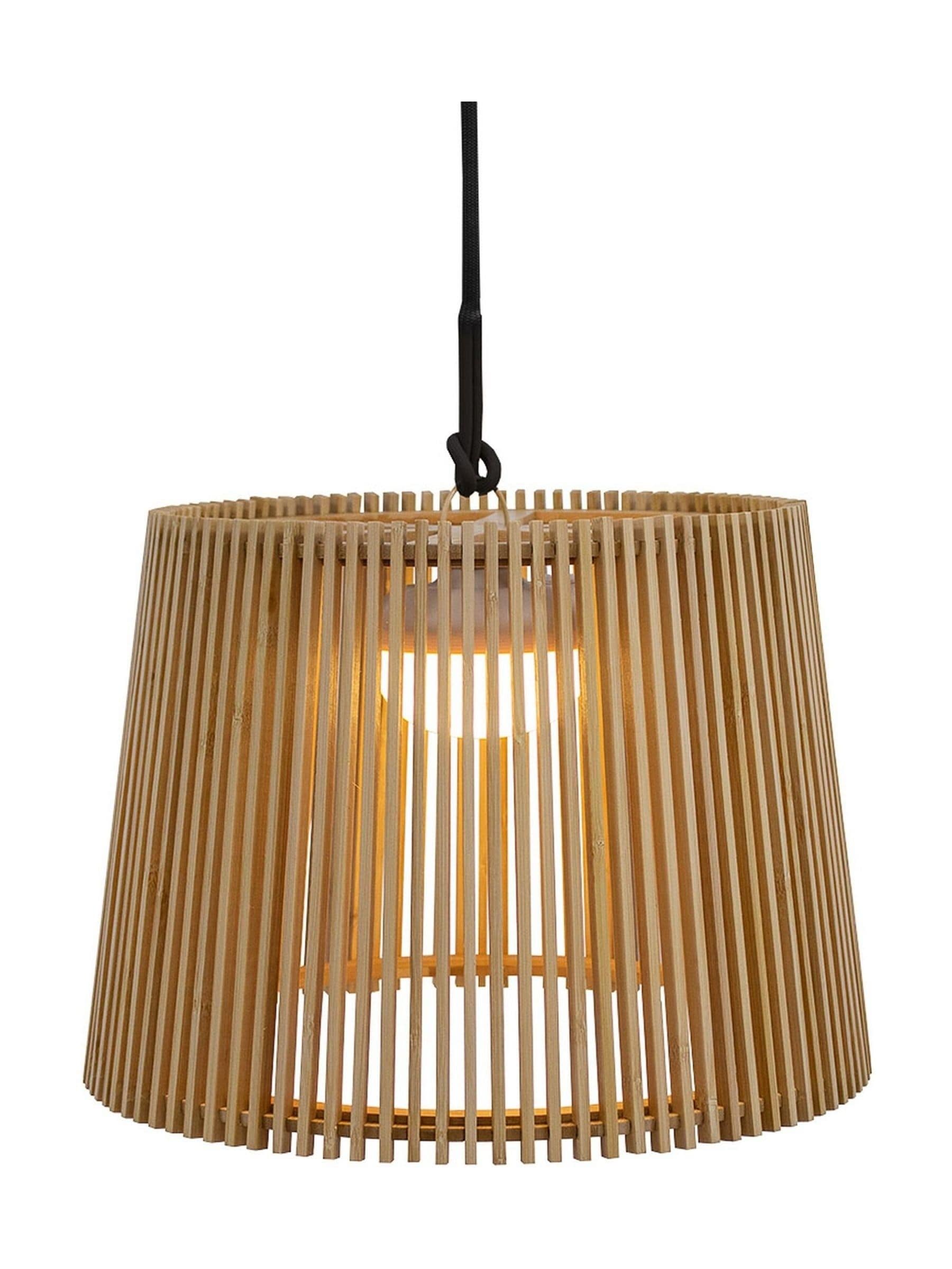 New Garden Brown Okinawa hanging cordless pendant lamp 28cm x 39cm, imported from the UK