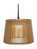 New Garden Brown Okinawa hanging cordless pendant lamp 28cm x 39cm, imported from the UK