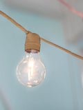 New Garden Allegra solar jute garland lights 8m, UK version