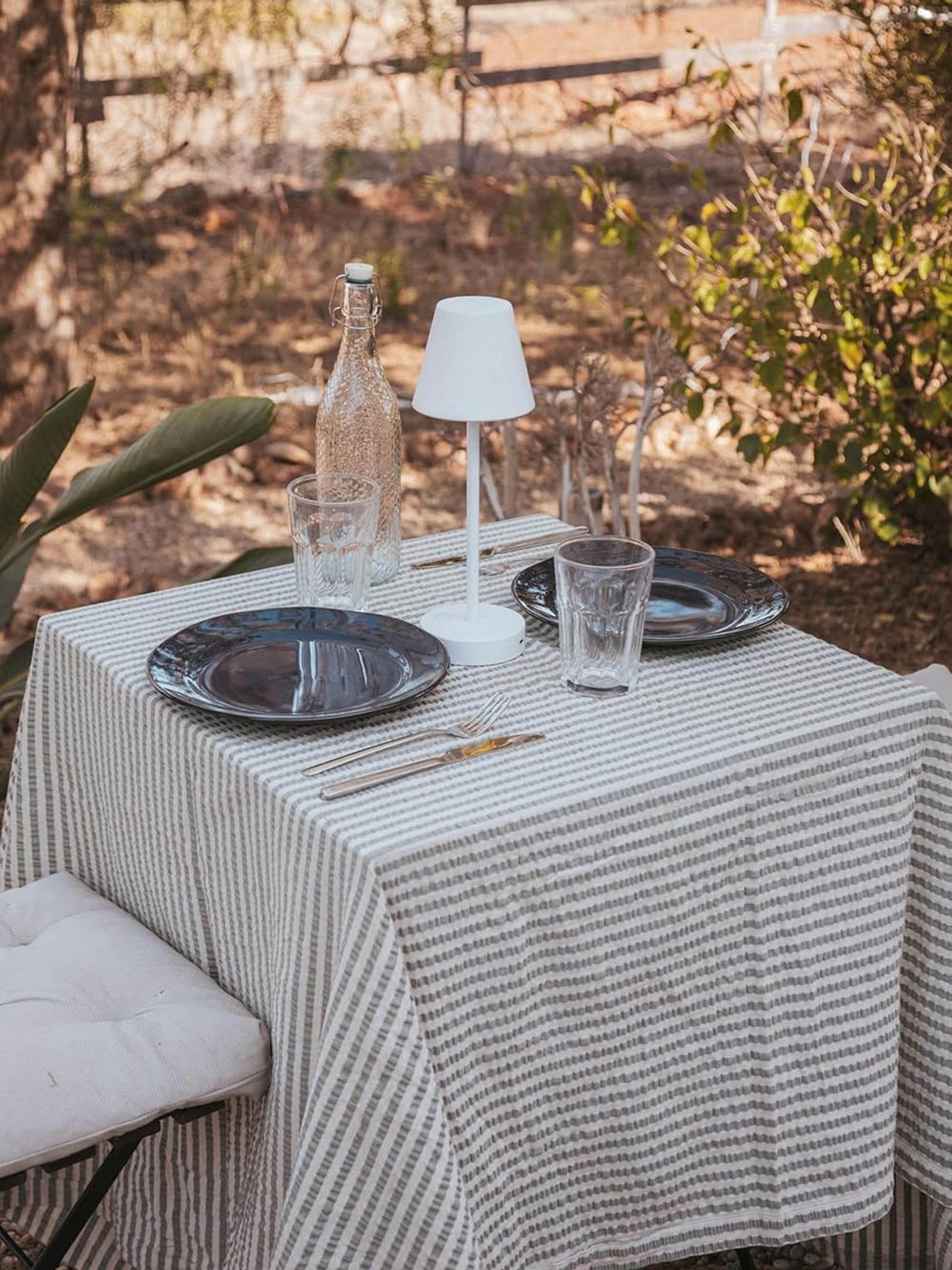 New Garden Lola Slim 30 table lamp white, imported from the UK