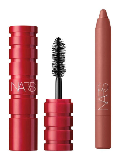 NARS Climax Mascara und Powermatte Lippenstift-Duo Explicit Black Walkyrie, volle Größe