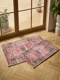 Pink Emporium Oriental doormat with vintage effect - British product