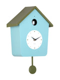 Karlsson Misty Blue Army Green Cuckoo Wall Clock