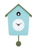 Karlsson Misty Blue Army Green Cuckoo Wall Clock