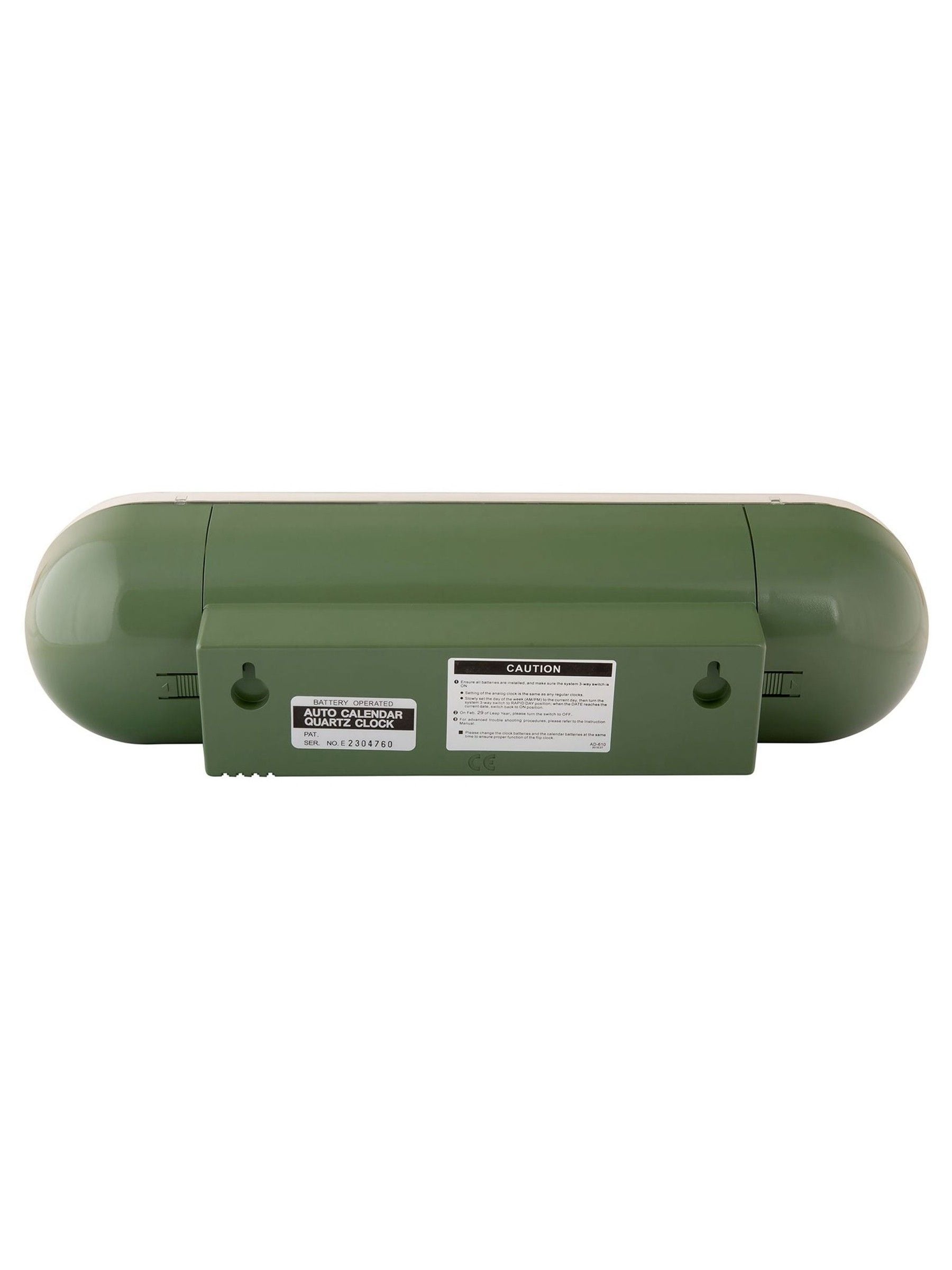 Karlsson Jungle Green Tube Flip Wall Clock ONE, UK version