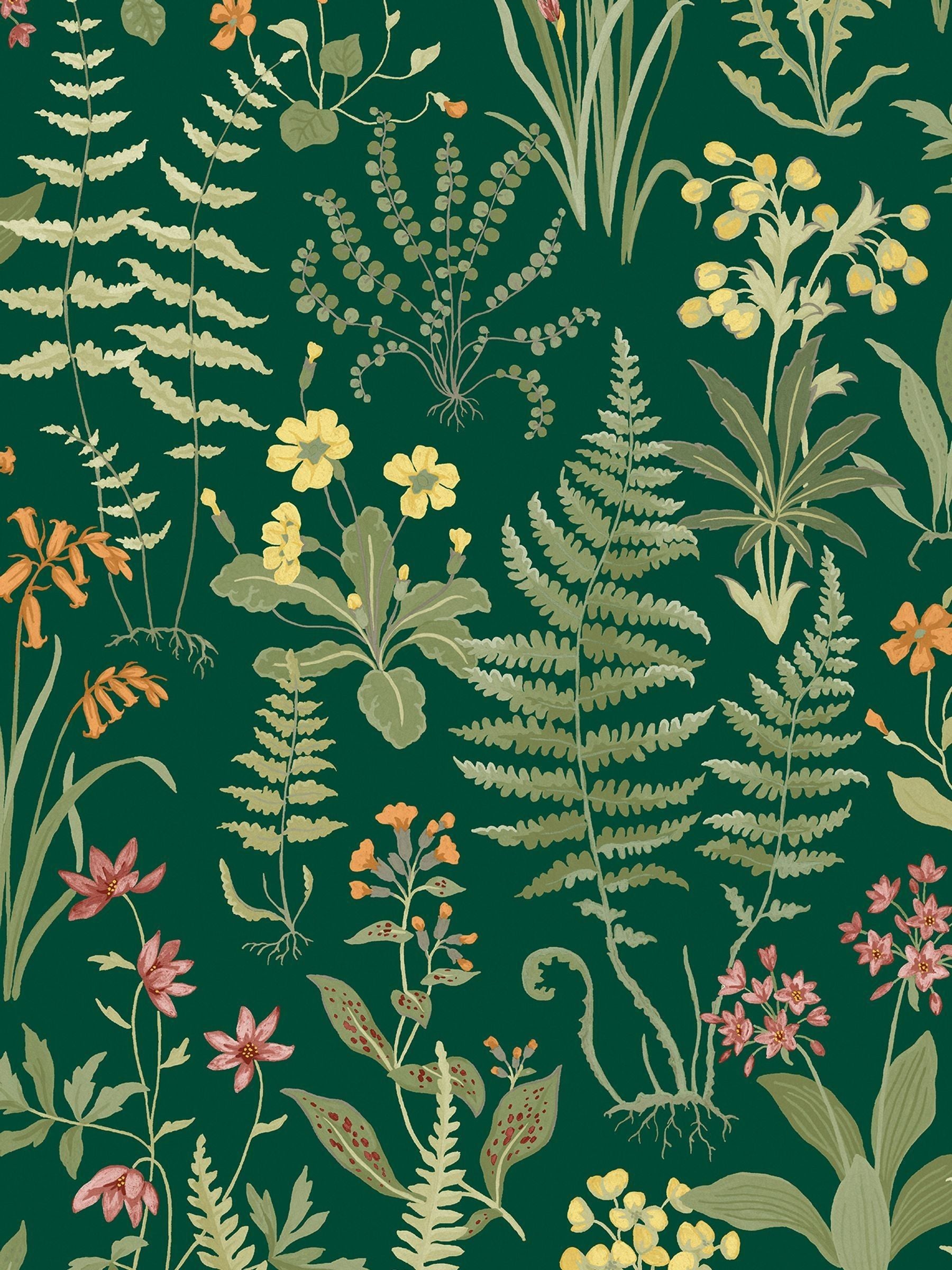 Graham & Brown Emerald Oshibana wallpaper 10M, imported from the UK