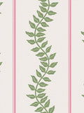 Graham & Brown laurel leaf stripe wallpaper sample A4 - British product