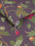 Graham & Brown Plum Craftwork Trail wallpaper sample A4, UK version