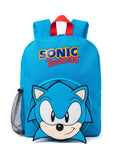 Sonic the Hedgehog blue backpack set 4 piece (British brand)