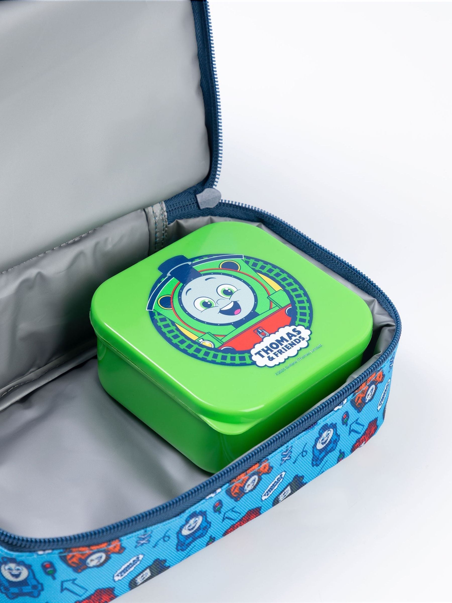 Vanilla Underground kids lunch bag set Thomas and Friends blue - British product