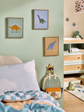 Jojo Maman Bébé Set of 3 Dinosaur Embroidered Wall Art