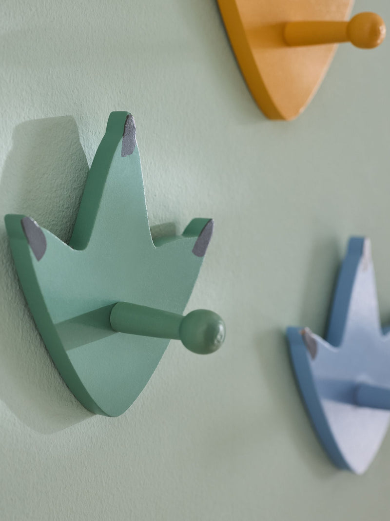Jojo Maman Bébé dinosaur wall hooks set of 3, UK version