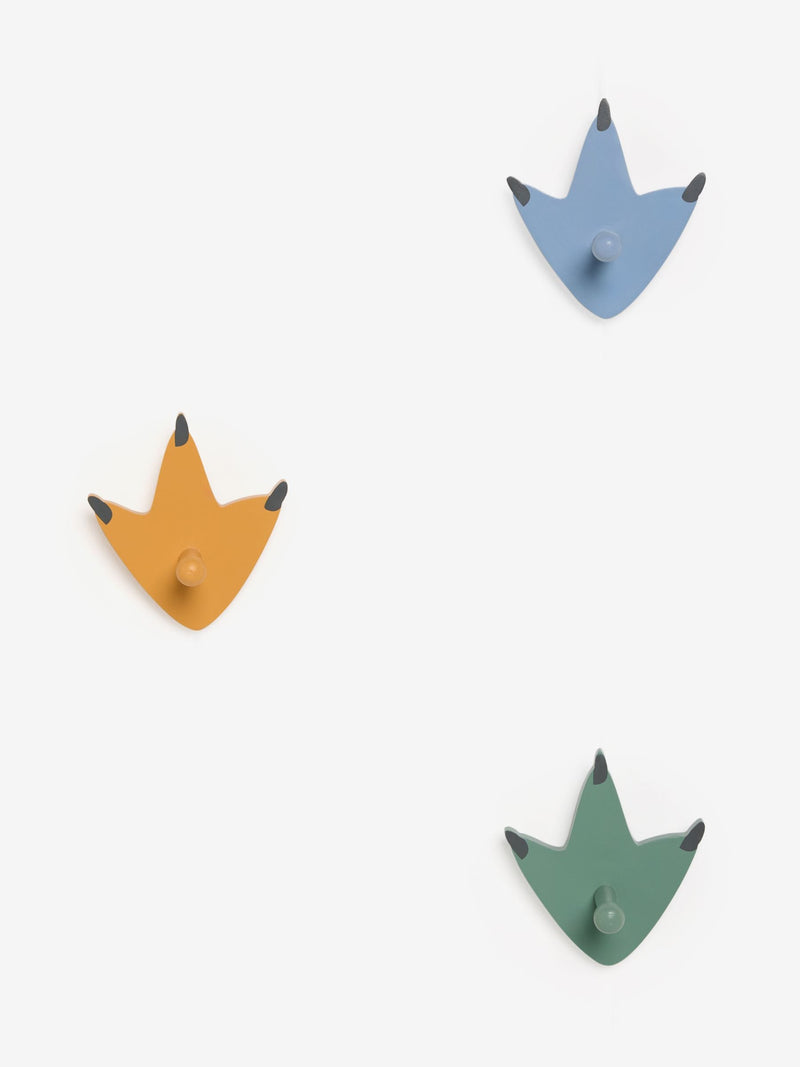 Jojo Maman Bébé dinosaur wall hooks set of 3, UK version