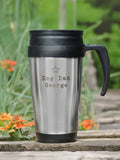 PMC personalised metal travel mug 400ml, imported from the UK
