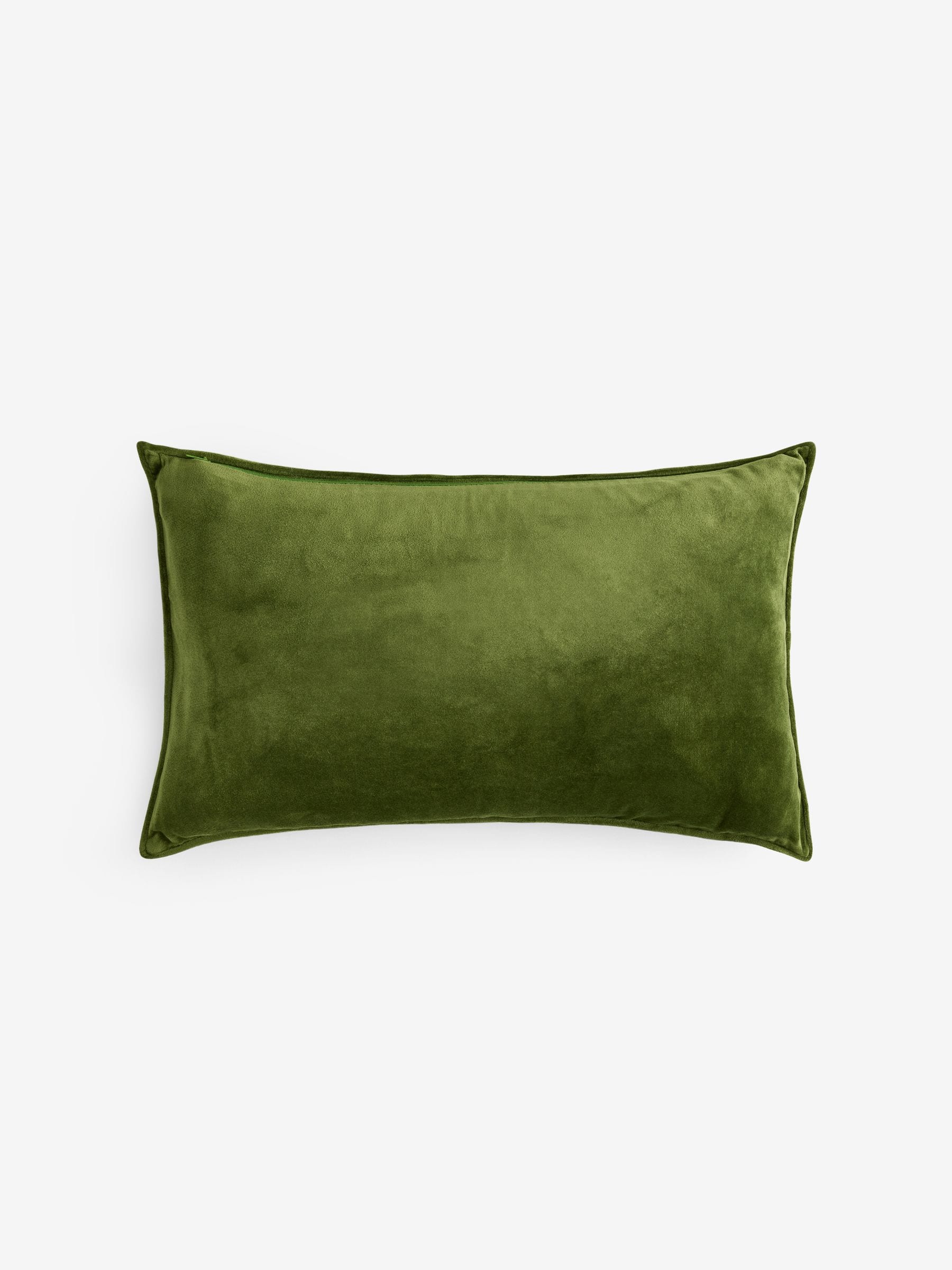 Green velvet embellished lobster cushion 50x30cm (British brand)