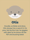 JoJo Maman Bébé Otis Otter medium plushie - British product