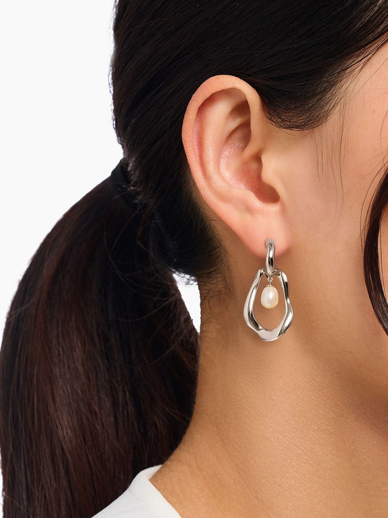 Thomas Sabo earrings statement creoles with pendant, UK version