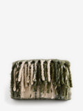 Nina Campbell green check brushed throw 130x180cm - British product