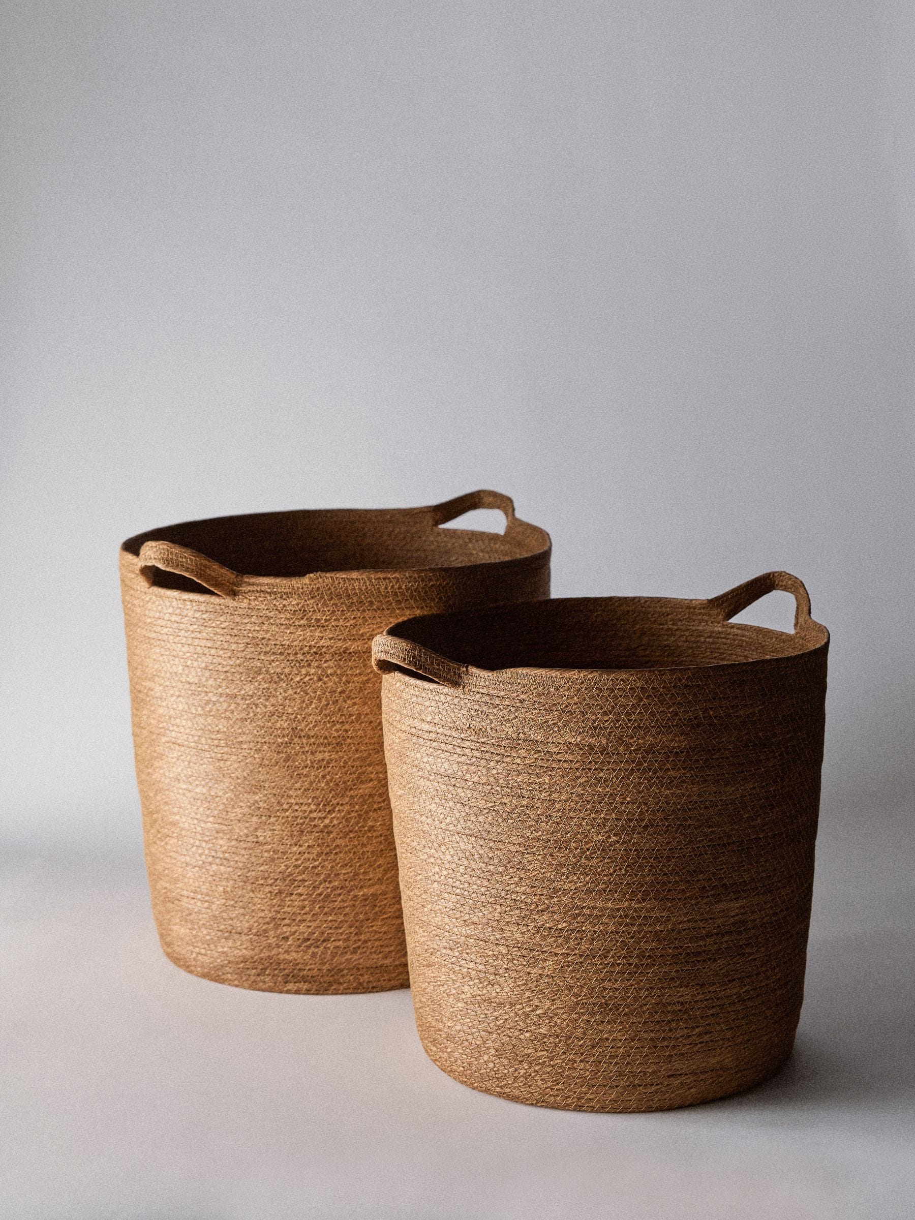 The Set 2 Pack Natural Large Storage Baskets - British product
