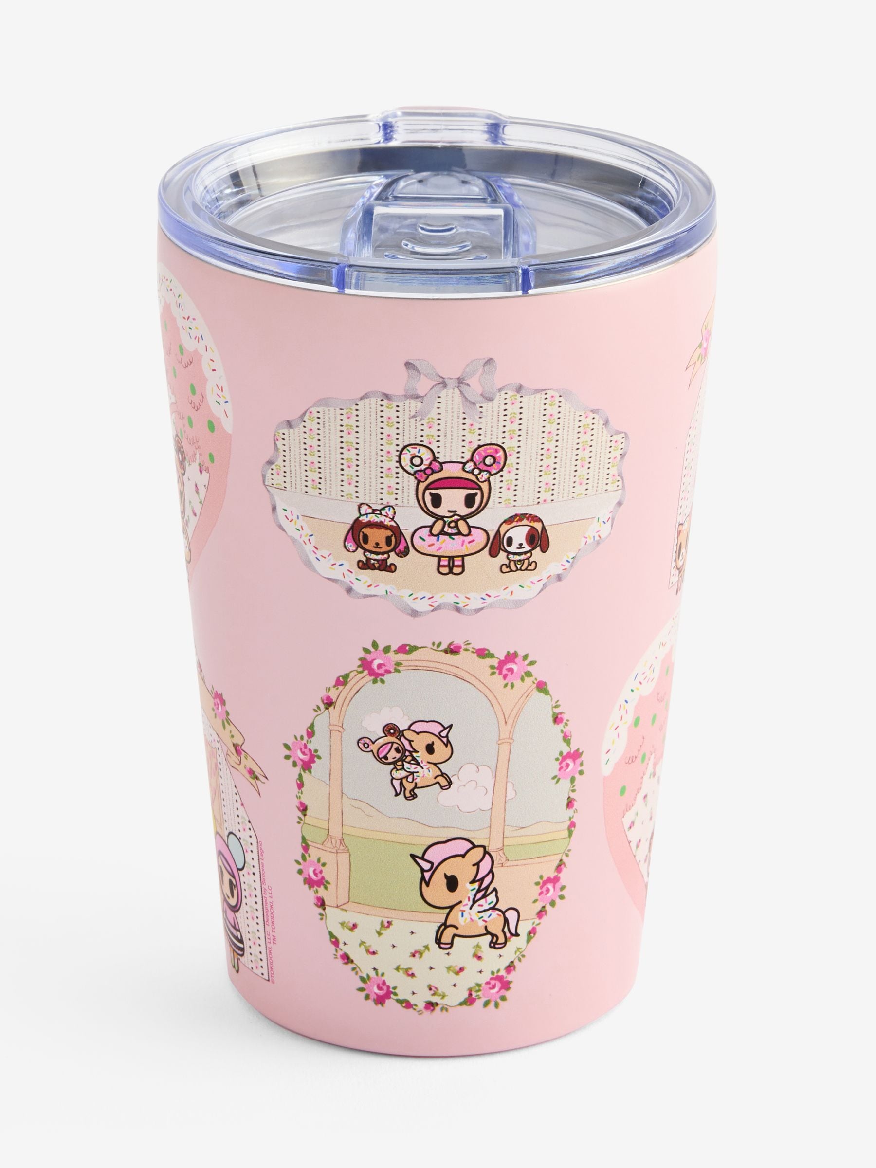 Cath Kidston Tokidoki pink travel cup - British product